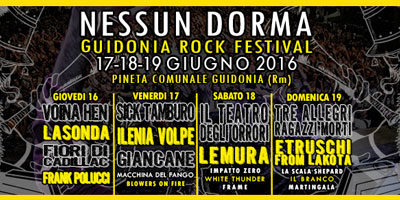 NESSUN DORMA Guidonia Rock Festival (2a ed.)